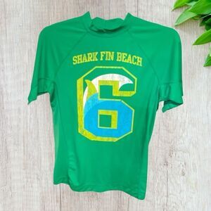 Lands End Boys Swimshirt Rash Guard 18/20